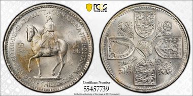 1953 Crown S-4136 Coronation MS64