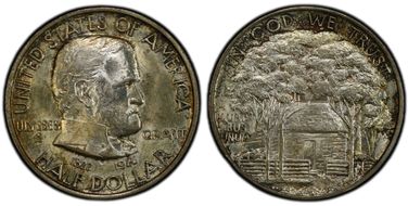 1922 50C Grant MS64