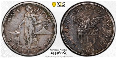 1909-S/S/S Peso Allen-17.04b N1