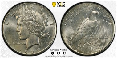 1927 $1 MS65