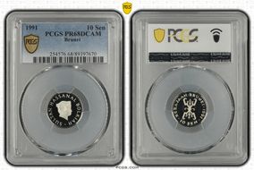 1991 10 Sen PR68DCAM