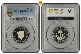 1991 50 Sen PR67DCAM