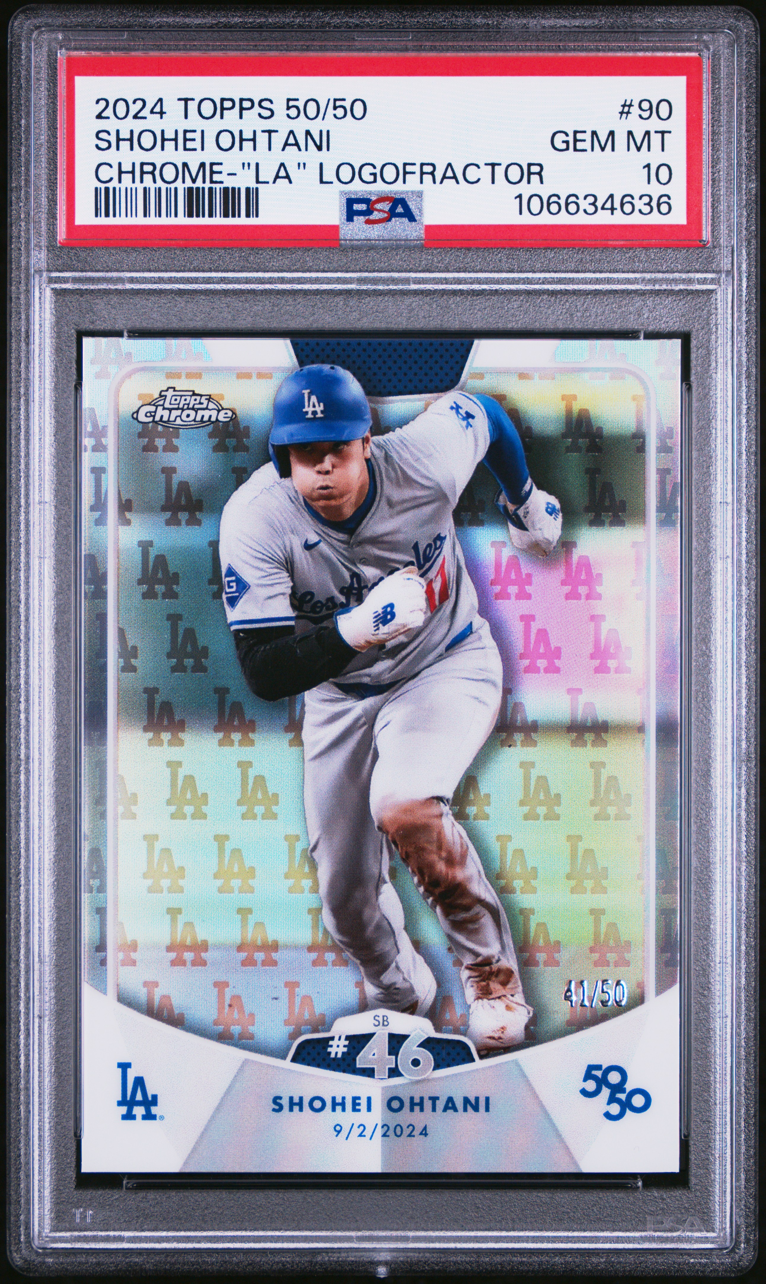 SHOHEI　De'Longhi MDH0P-PB Borezy Collection's 2024 Topps 50/50 Shohei Ohtani Shohei