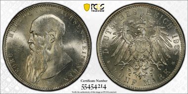 1908-D 5 Mk J-153b MS63