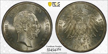 1902-E 5 Mk Death J-128 MS64