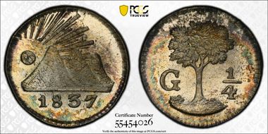 1837-G 1/4 R KM-1 MS67