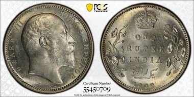 1909(C) Rupee SW-7.44 MS63