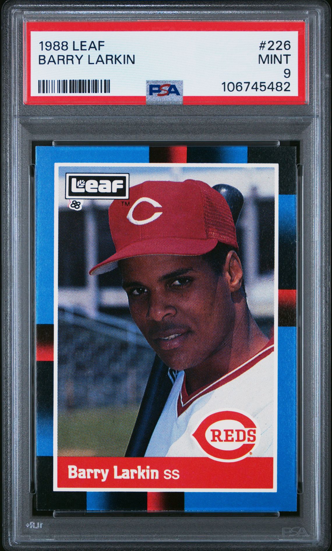 1988 Leaf LEAF #226 Barry Larkin front