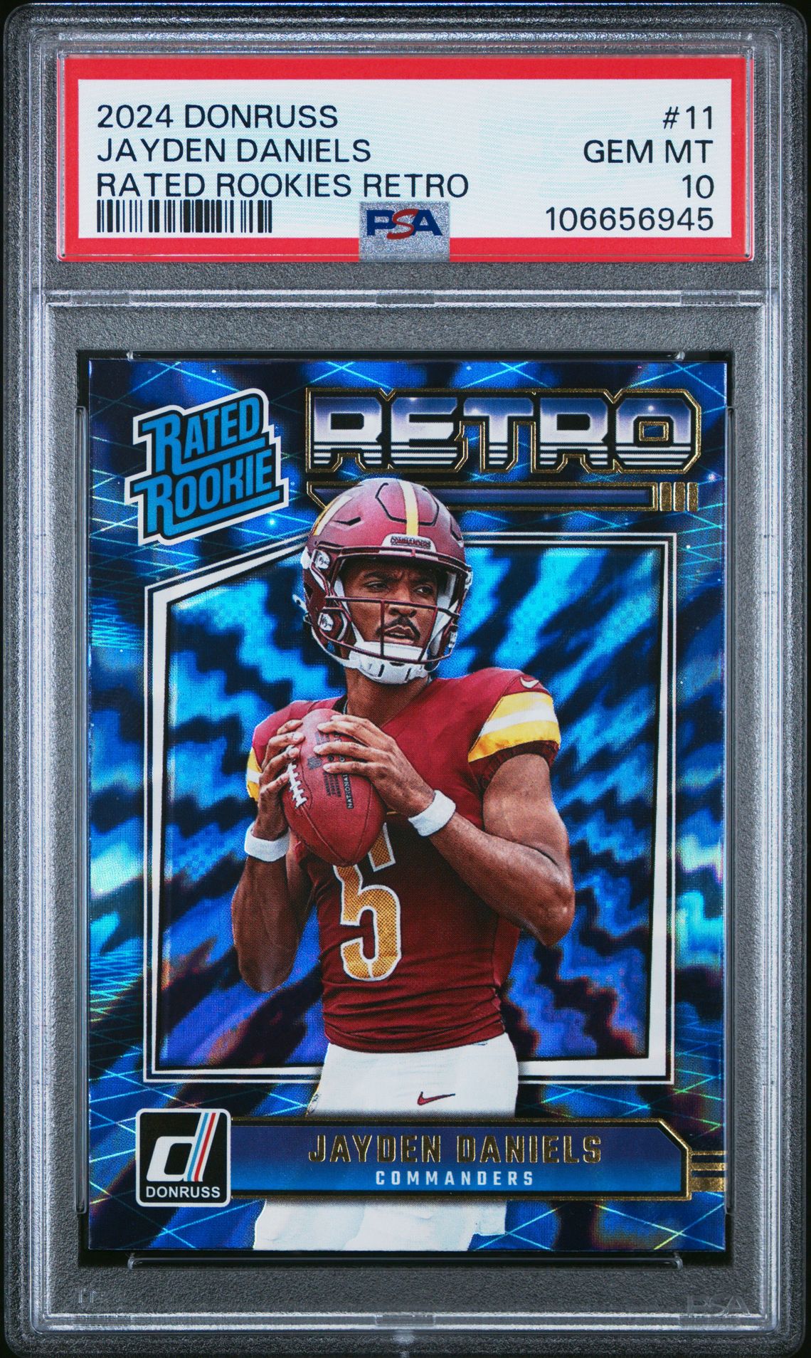 2024 Panini PANINI DONRUSS RATED ROOKIES RETRO #11 Jayden Daniels front