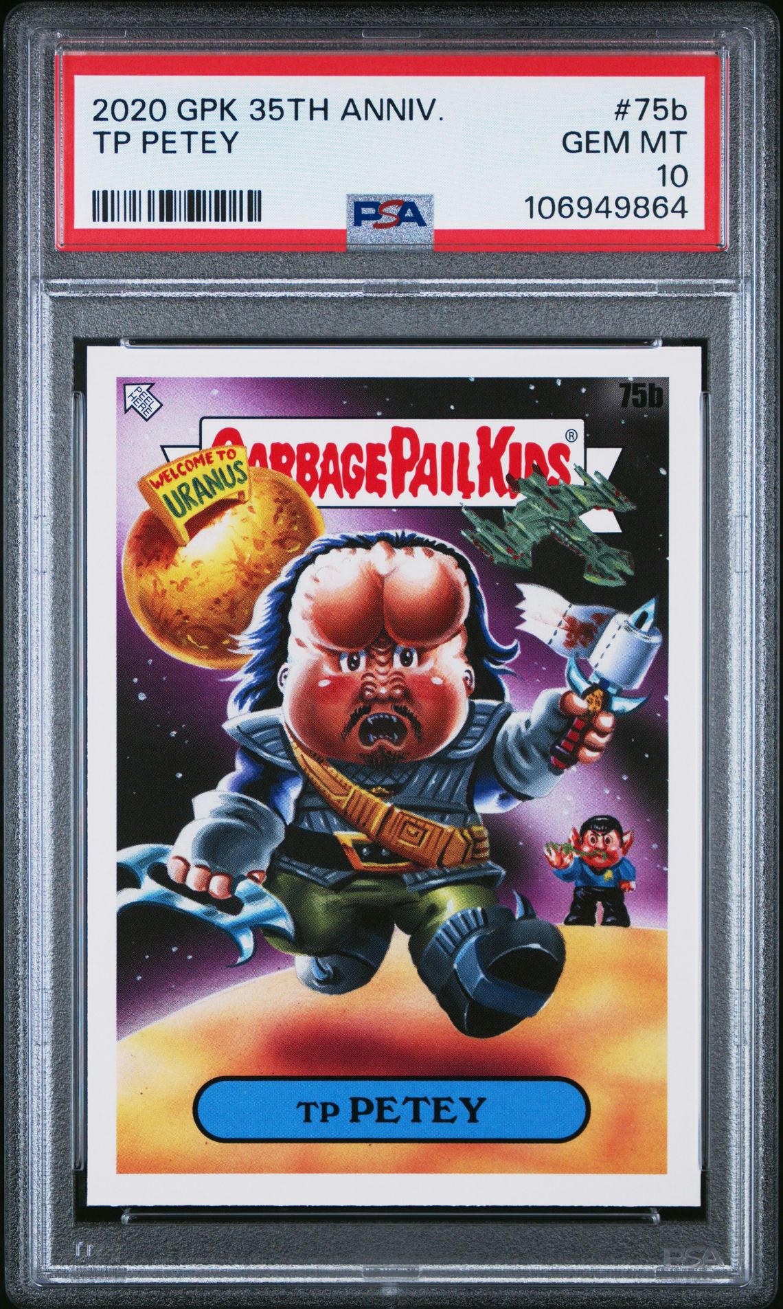 2020 Topps Garbage Pail Kids #75B Tp Petey front