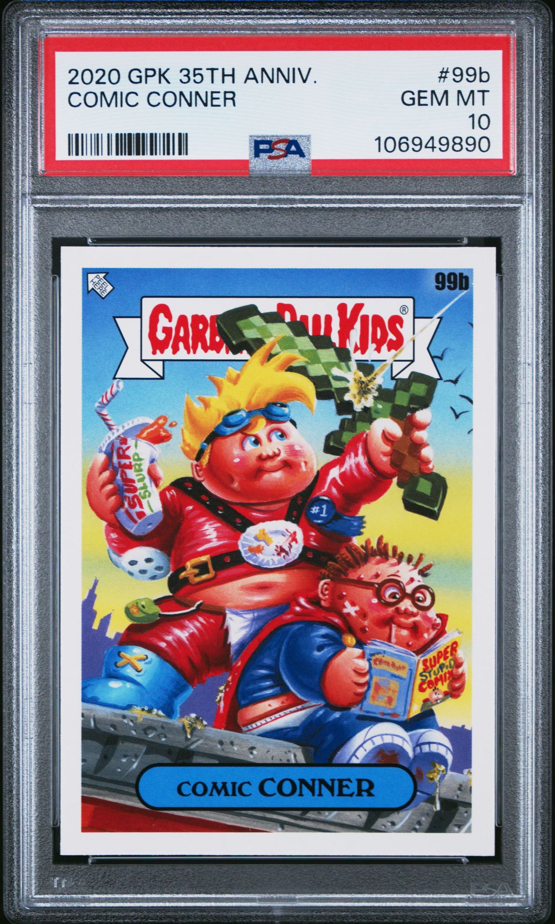 2020 Topps GARBAGE PAIL KIDS 35TH ANNIVERSARY #99B Comic Conner front