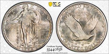 1929-S 25C MS66