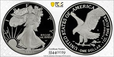 2022-S $1 Silver Eagle PR69DCAM