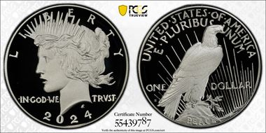 2024-S $1 Peace Dollar PR70DCAM