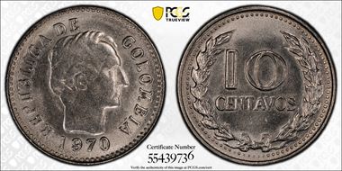 1970 10C KM-236 MS64