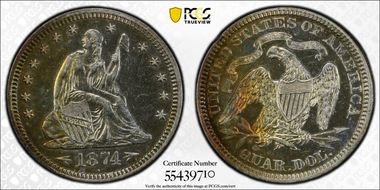 1874 25C Arrows PR55