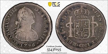1796/5-So DA Real Calico-513 VF25