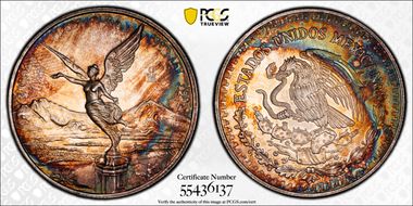 1998-Mo Onza Libertad Ag MS67