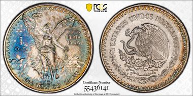 1992-Mo Onza Libertad Ag MS66