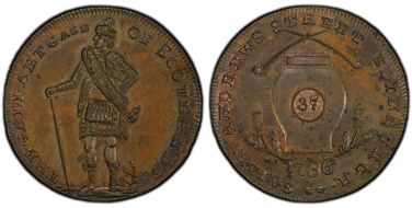 1796 Tk 1/2D DH-18 Lothian, Edinburgh MS64BN