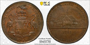 1799 Tk 1/2D DH-32 Angusshire, Montrose MS63BN