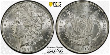 1891-CC $1 GSA Hoard MS61