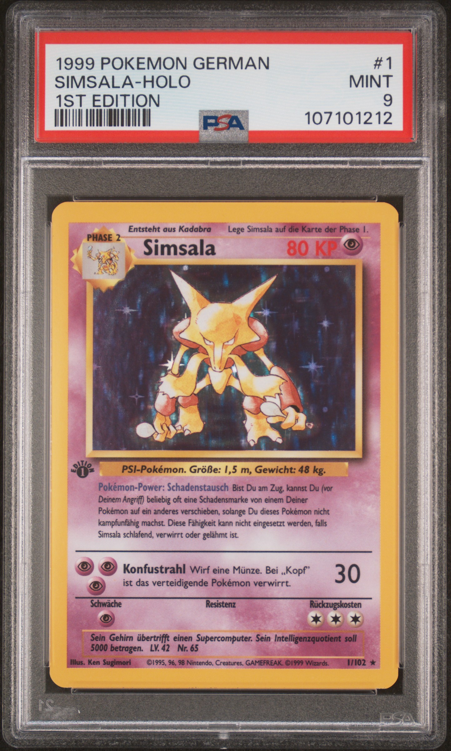 1999 Base Set 1st Edition German Holo Set's 1999 Pokemon German