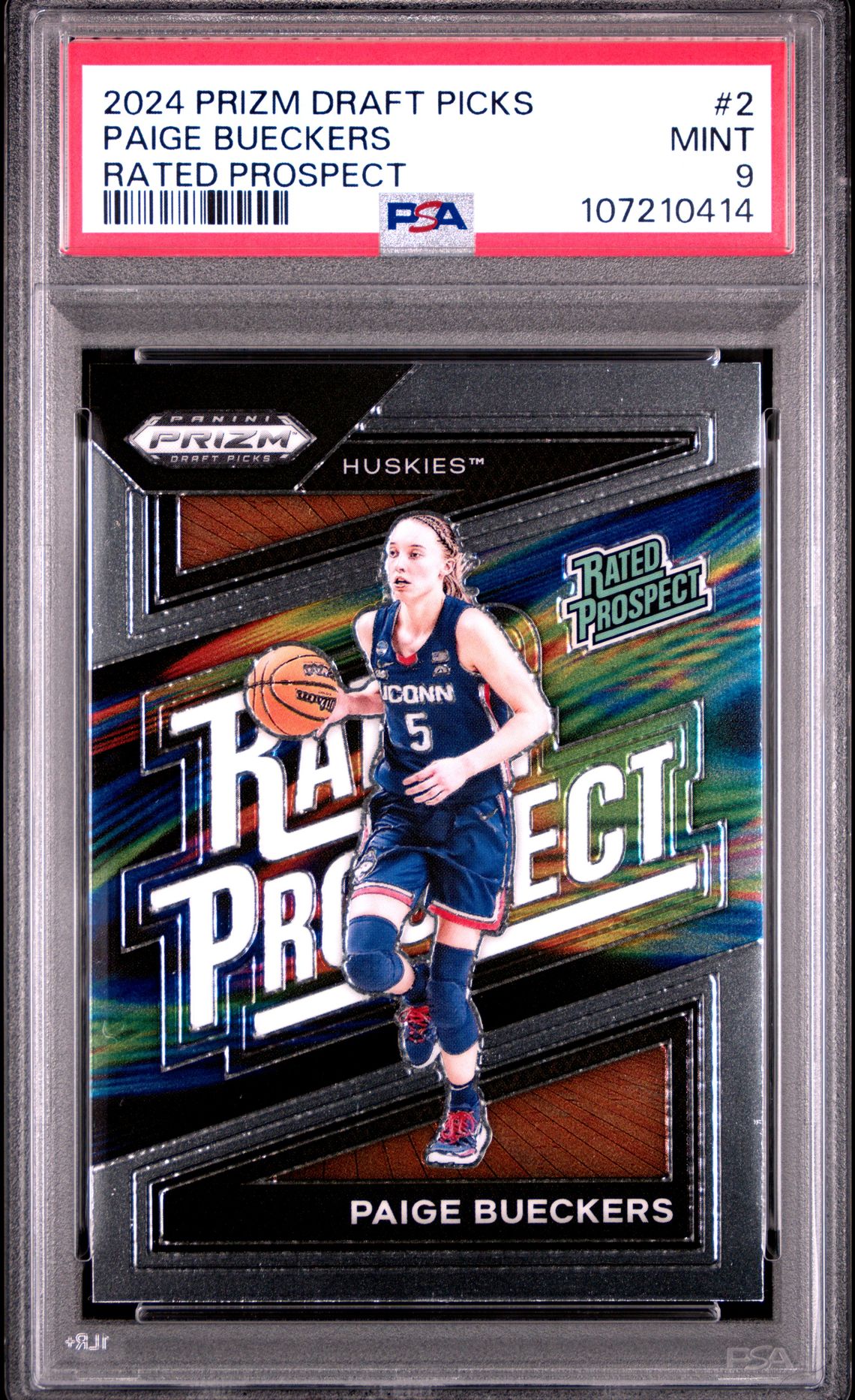 2024 Panini PANINI PRIZM DRAFT PICKS RATED PROSPECT #2 Paige Bueckers front