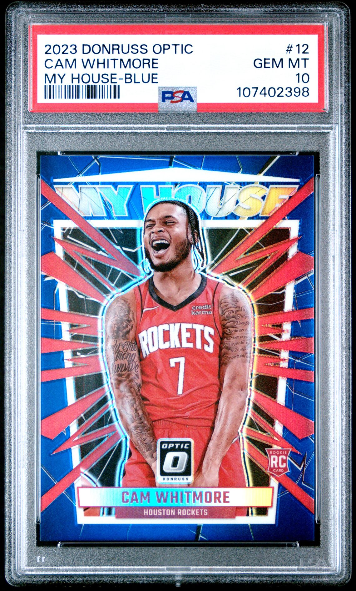 2023 Panini Panini Donruss Optic My House #12 Cam Whitmore front