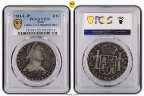 1811-L JP 8 R Calico-1242 Imagined Bust VF20