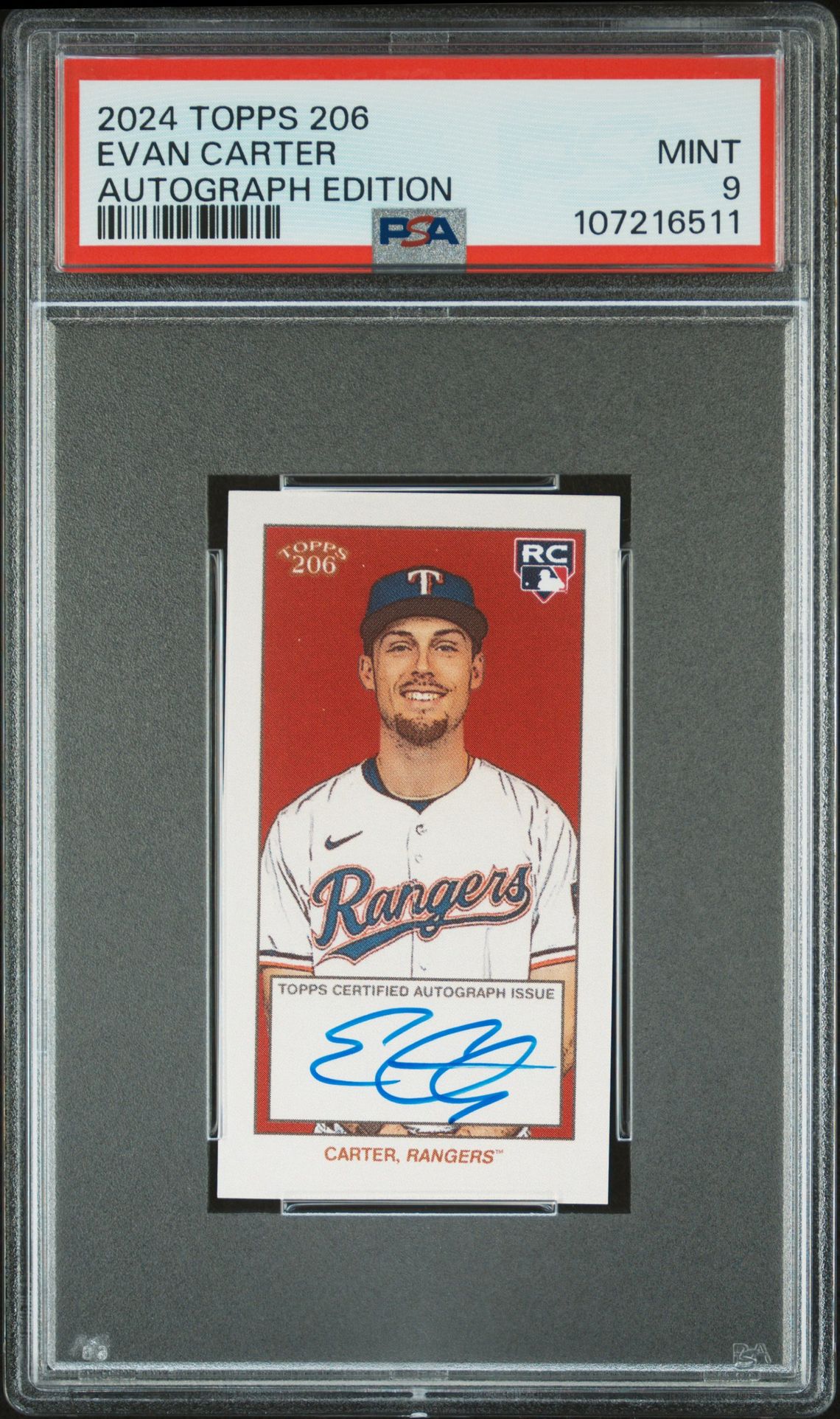 2024 Topps TOPPS 206 AUTOGRAPH EDITION Evan Carter front