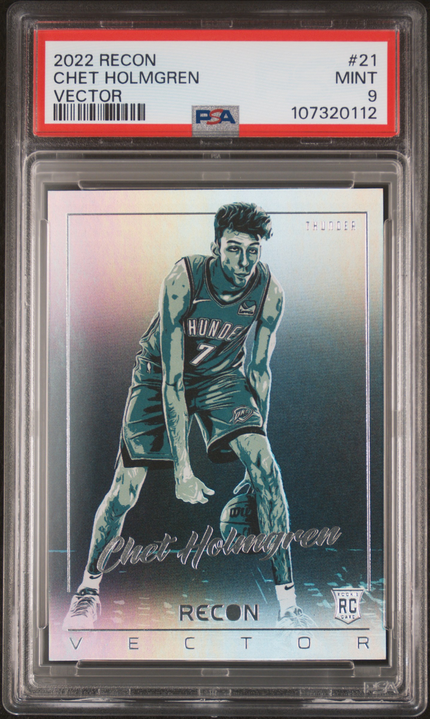 2022 Panini Recon Vector Chet Holmgren #21 (Vector) Mint 9 front