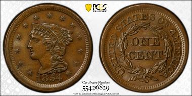 1854 1C MS64BN
