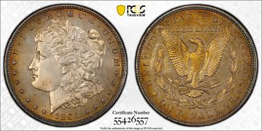 1894 $1 MS62PL