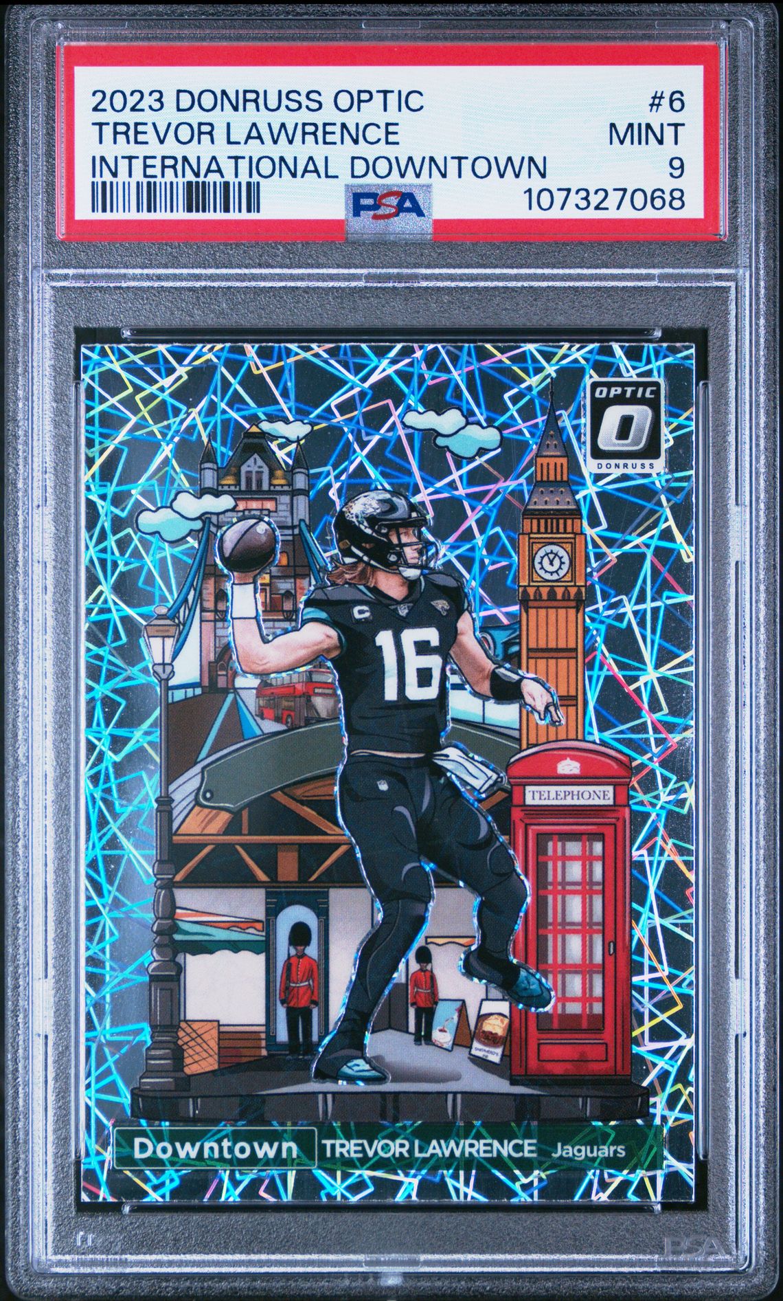 2023 Panini Donruss Optic International Downtown Trevor Lawrence #6 Mint 9 front