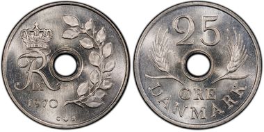 1970-CS 25 Øre MS66