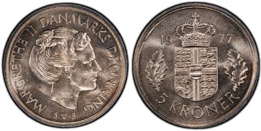 1977-S B 5 Kr MS65