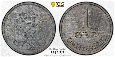 1958 C; S Øre KM-839.2 MS63