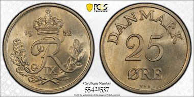 1952 NS 25 Øre MS64