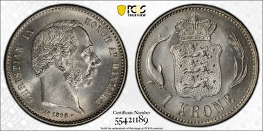 1898 HC/VBP Krone KM-797.2  Ag MS65