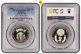 1980 2 Leva World Cup Short Apostrophe PR69DCAM