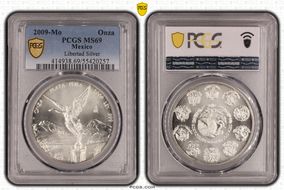 2009-Mo Onza Libertad Ag MS69