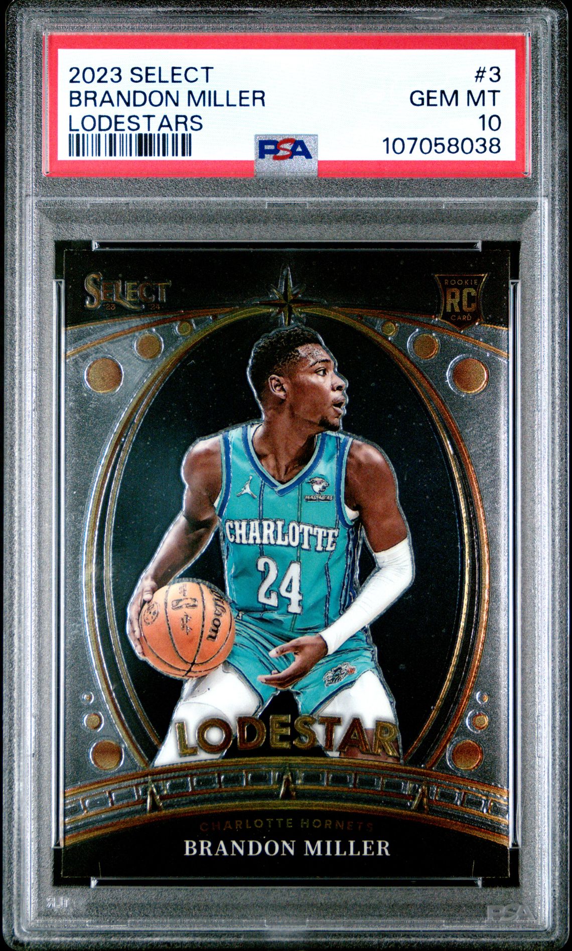 2023 Panini PANINI SELECT LODESTARS #3 Brandon Miller front