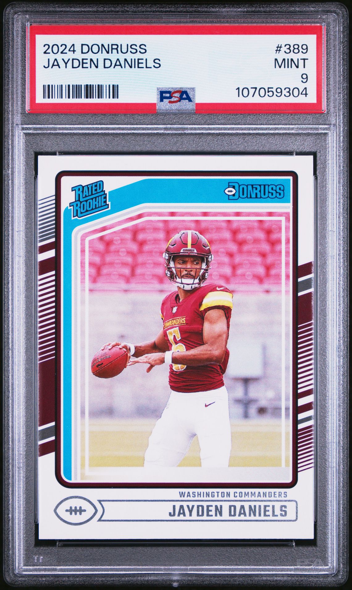 2024 Panini Donruss Jayden Daniels #389 Mint 9 front