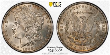 1900 $1 MS64