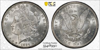 1884-CC $1 MS64