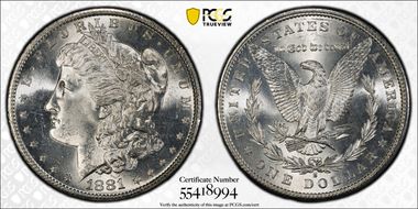 1881-S $1 MS63