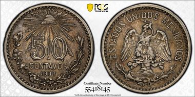 1907-M 50C Curved 7 XF45