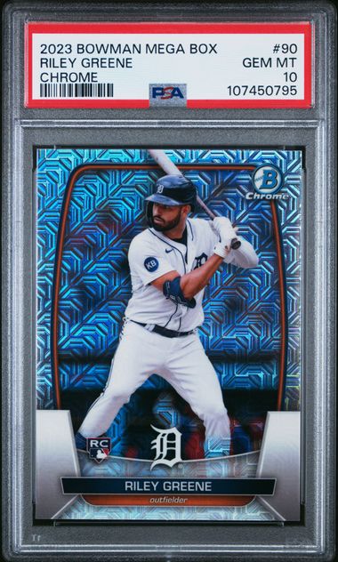 2023 Bowman Mega Box Chrome Riley Greene #90 (Chrome) Gem Mt 10 front