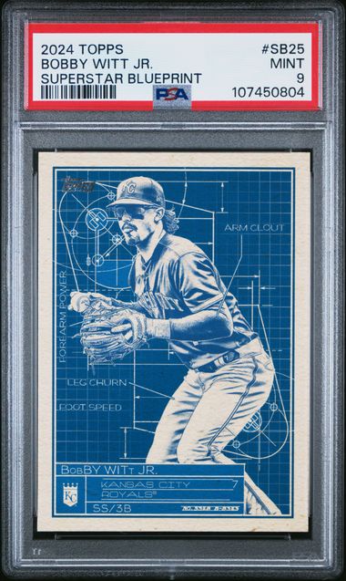2024 Topps Superstar Blueprint Bobby Witt Jr. #Sb25 Mint 9 front